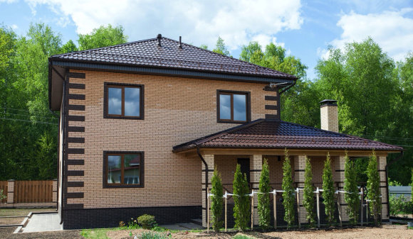Металлочерепица Grand Line классик 0,5 Satin RAL 8017 Коричневый шоколад
